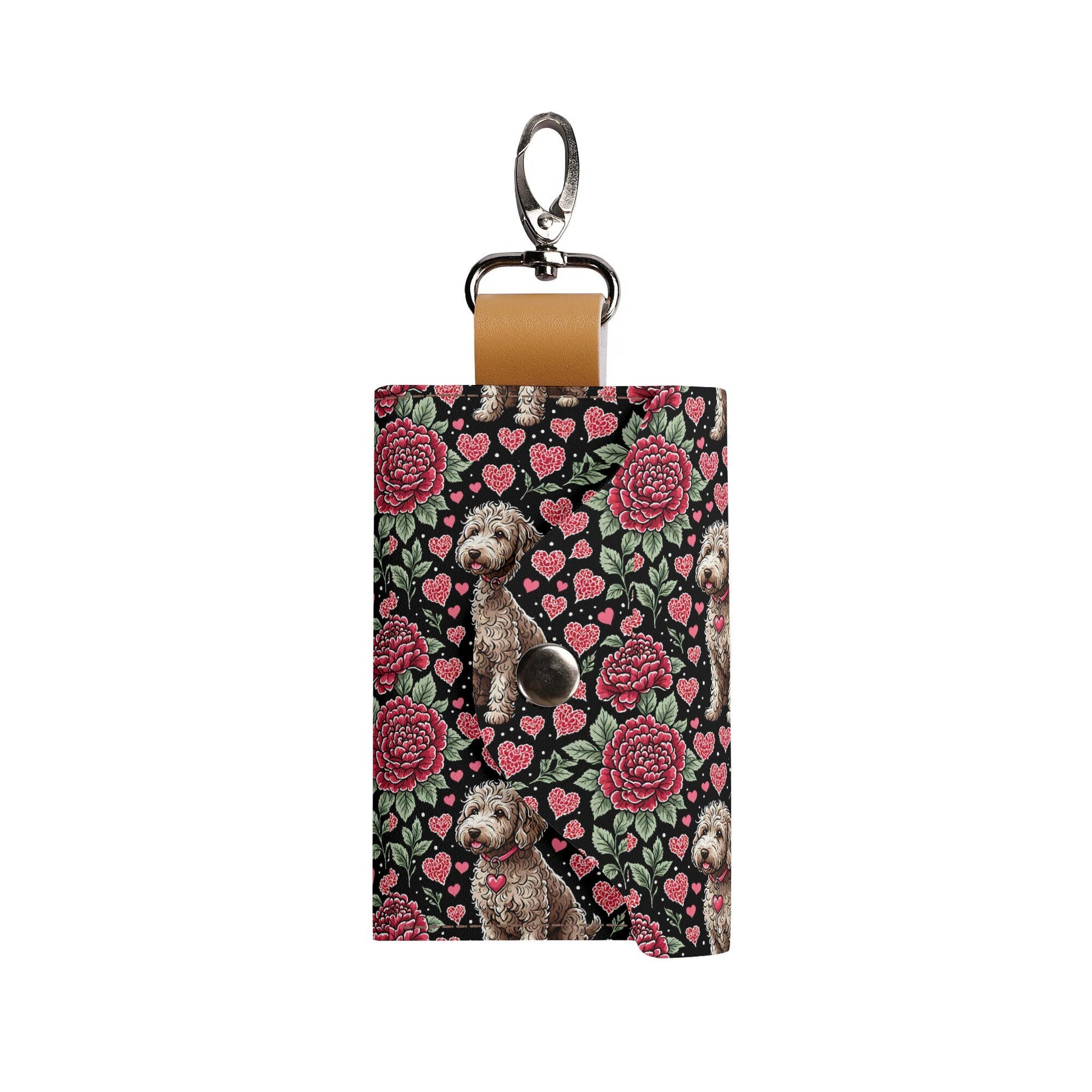 labradoodle Fashion PU Leather KeyChain Purse