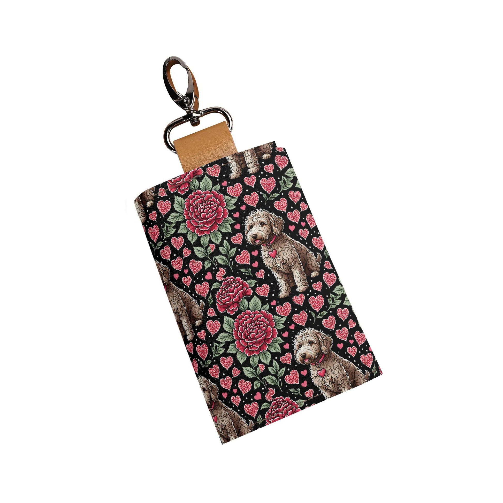 labradoodle Fashion PU Leather KeyChain Purse