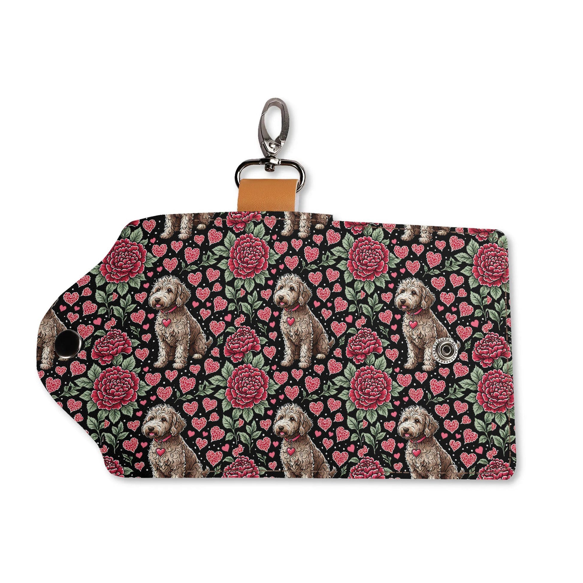 labradoodle Fashion PU Leather KeyChain Purse