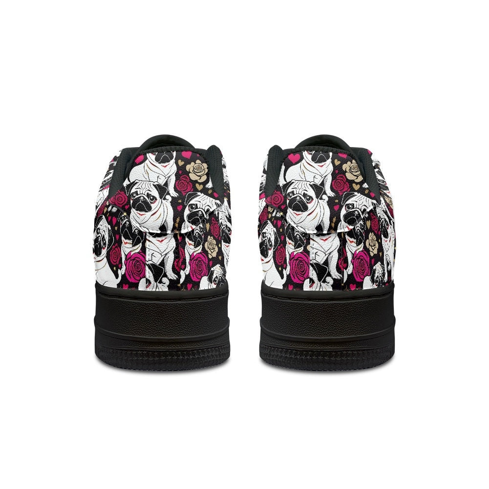 Pug Air force low top sneakers