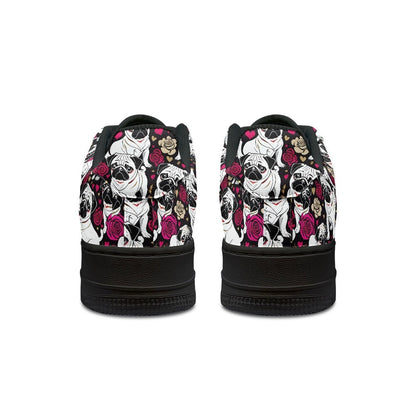 Pug Air force low top sneakers