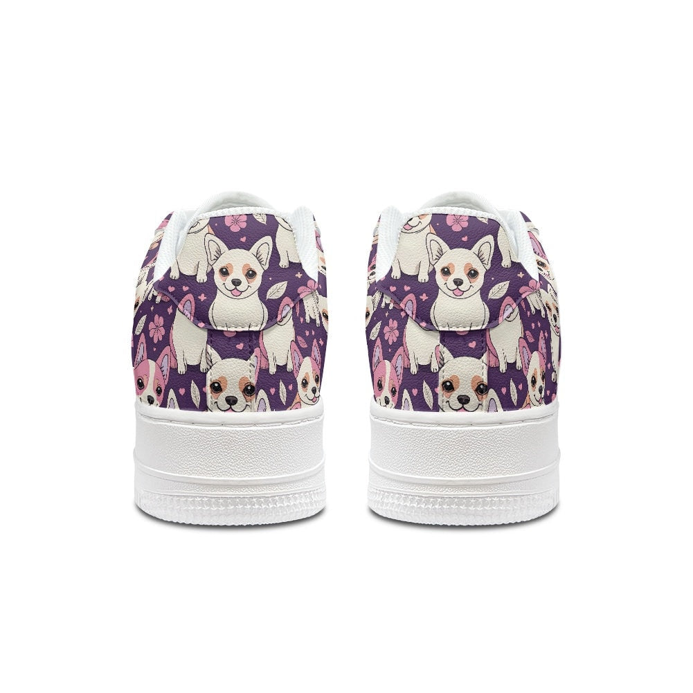 Chihuahua Air force low top sneakers