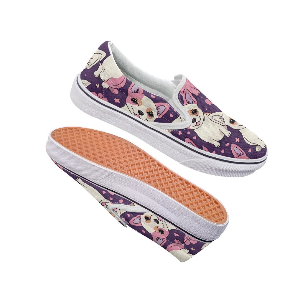 Chihuahua Pedal Canvas Shoes