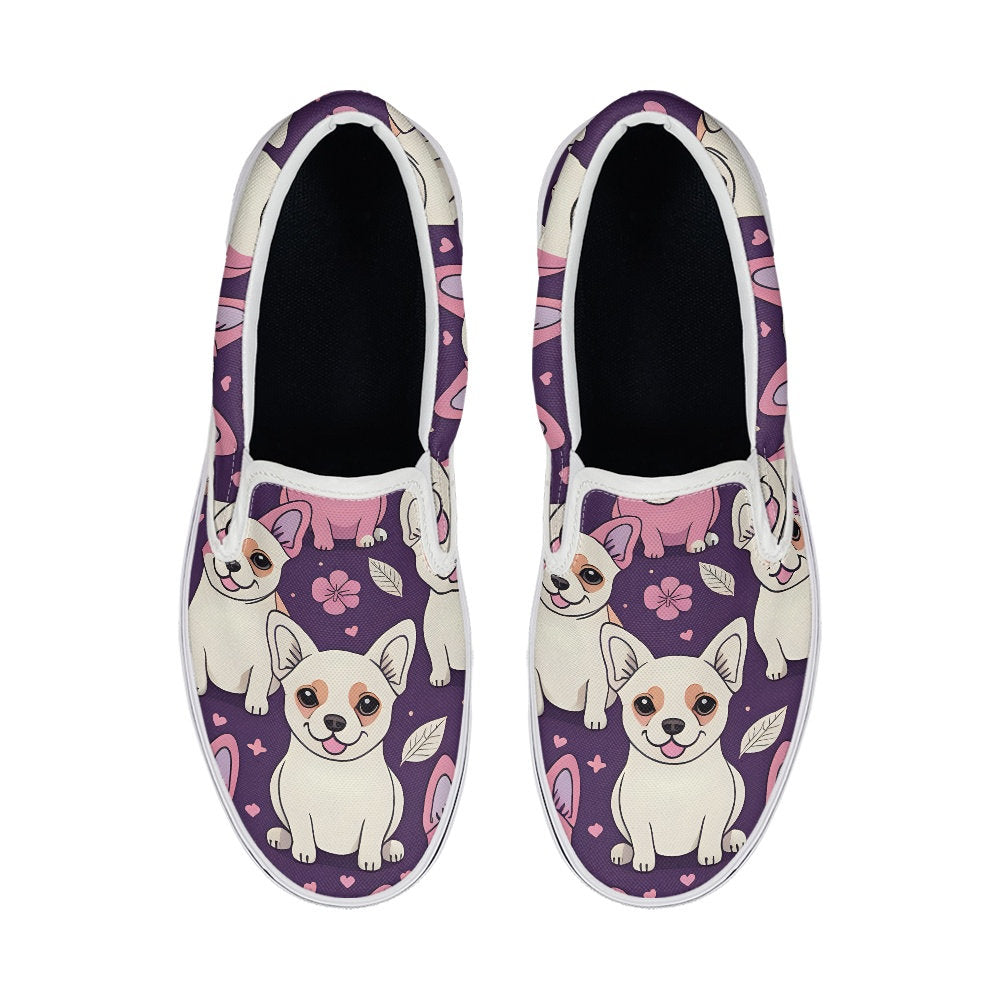 Chihuahua Pedal Canvas Shoes