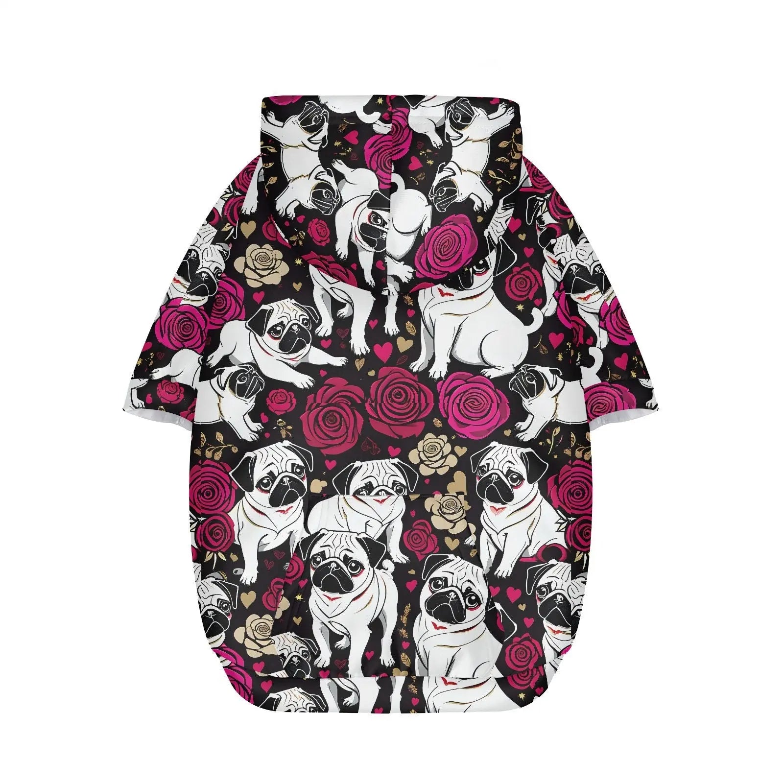 Pug hoodie Pug print Pug hoodie for pugs