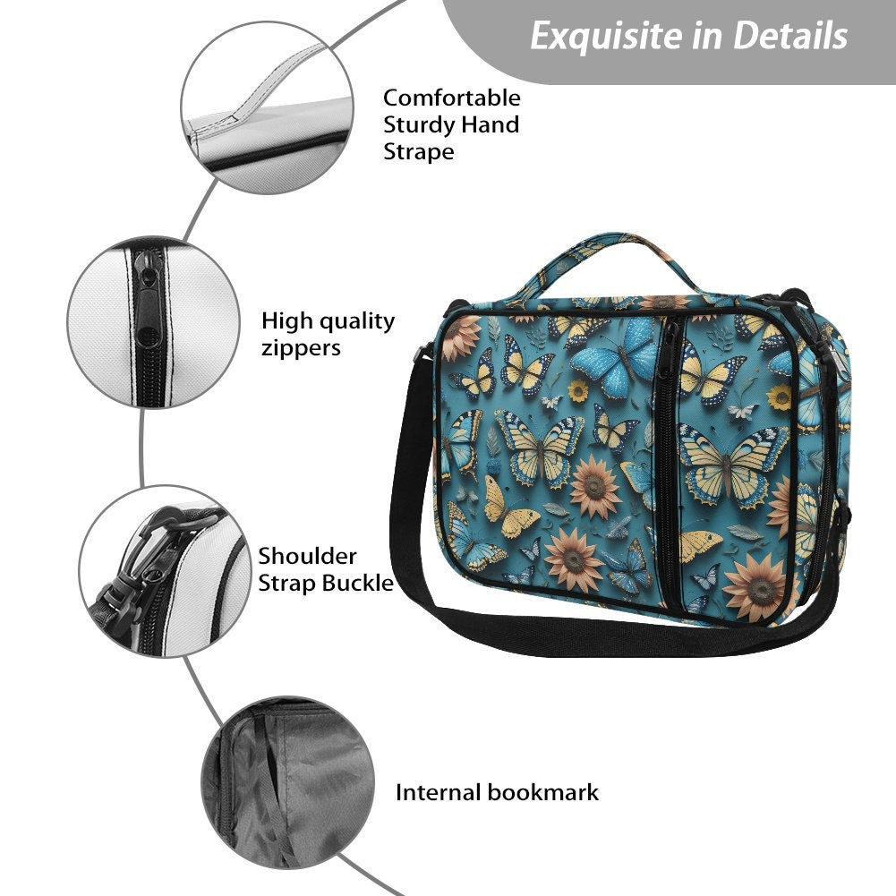 Butterfly bible bag case