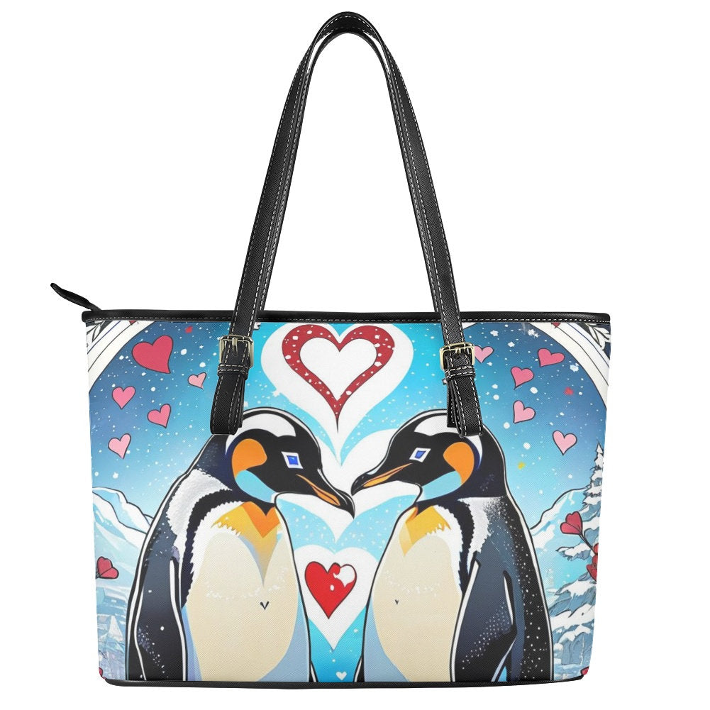 Penguins in love tote