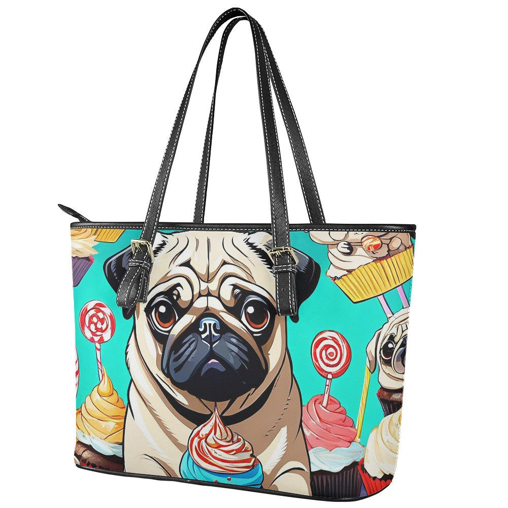 Pug tote bag