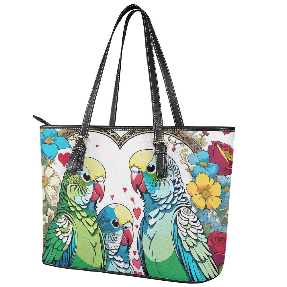 Parakeet tote bag