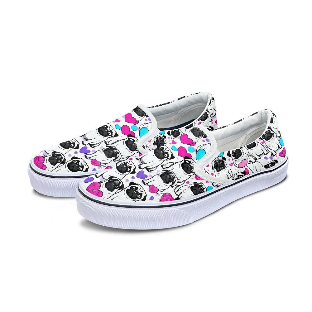 Pug Pedal canvas shoes