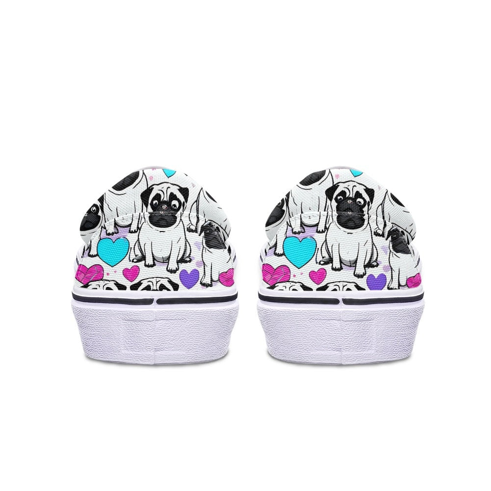 Pug Pedal canvas shoes