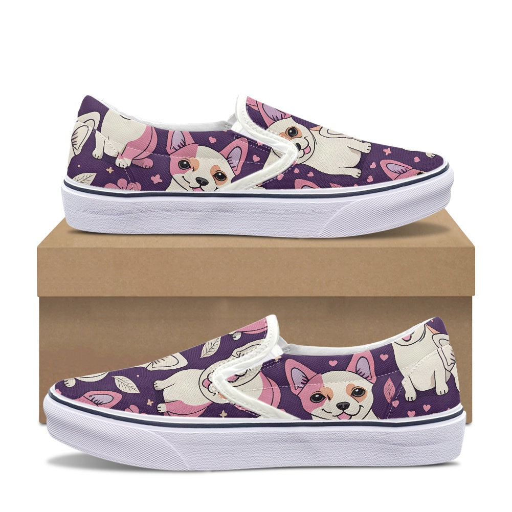 Chihuahua Pedal Canvas Shoes