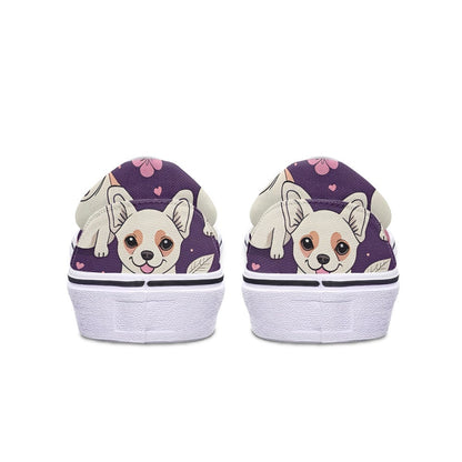 Chihuahua Pedal Canvas Shoes