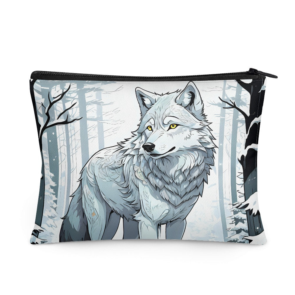 wolf coin purse bag