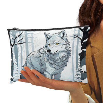 wolf coin purse bag