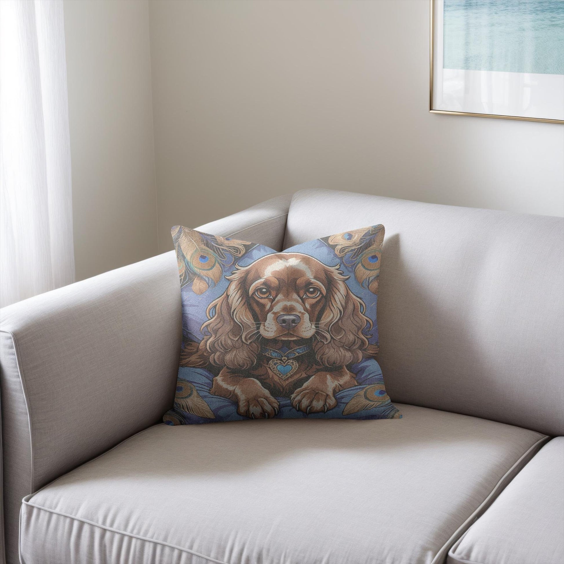 Cocker Spaniel Woven Pillows