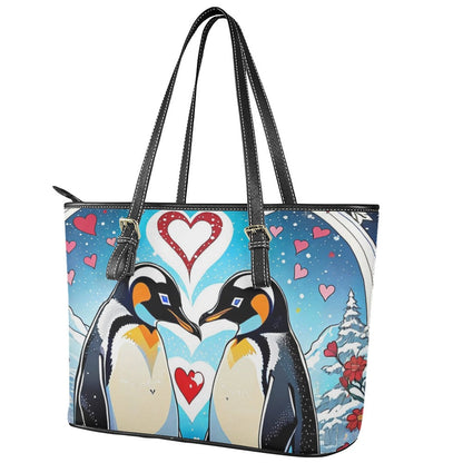 Penguins in love tote