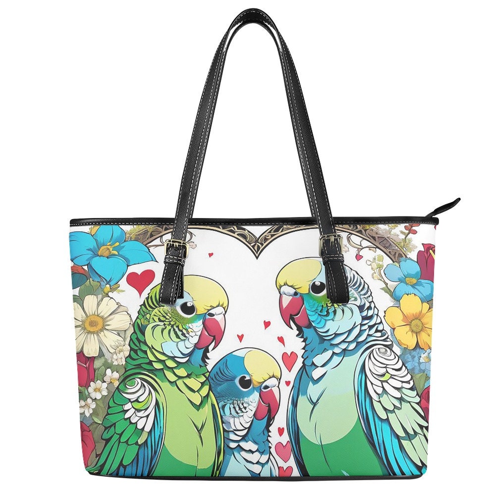 Parakeet tote bag
