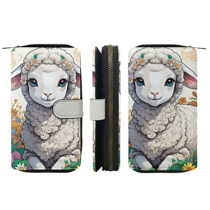 lamb sheep wallet