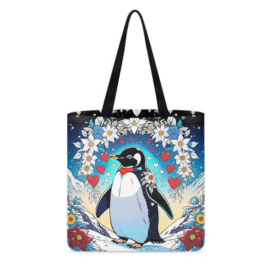 Penguin cloth tote