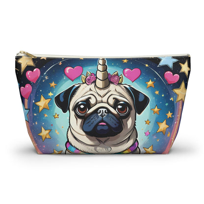 Pug Unicorn Accessory Pouch