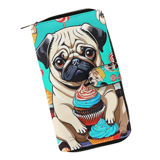 Pug Cupcake Wallet