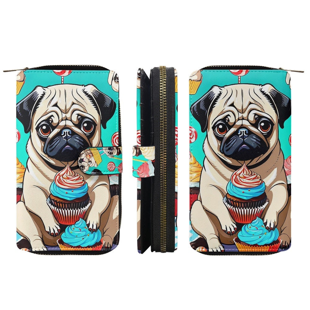 Pug Cupcake Wallet