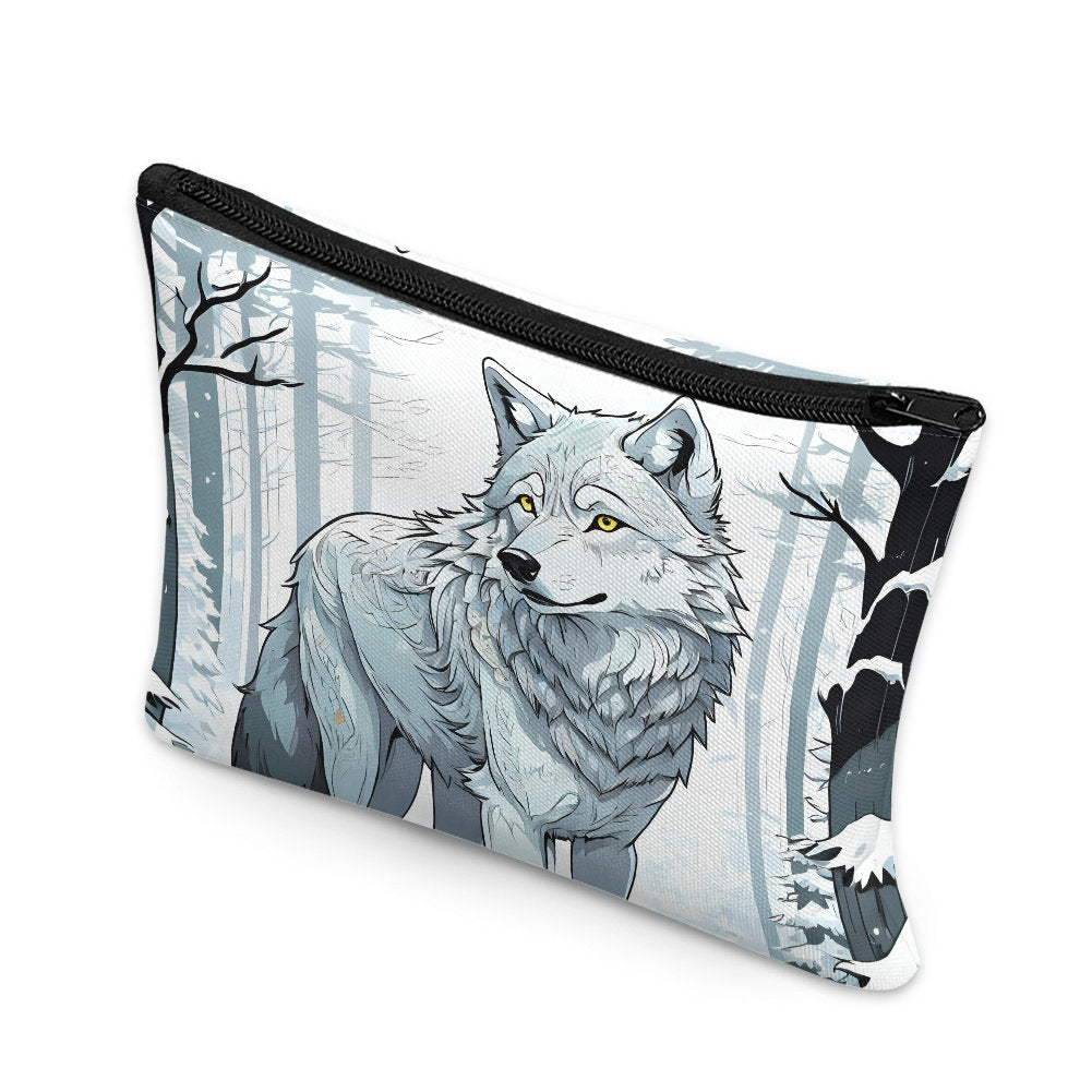 wolf coin purse bag