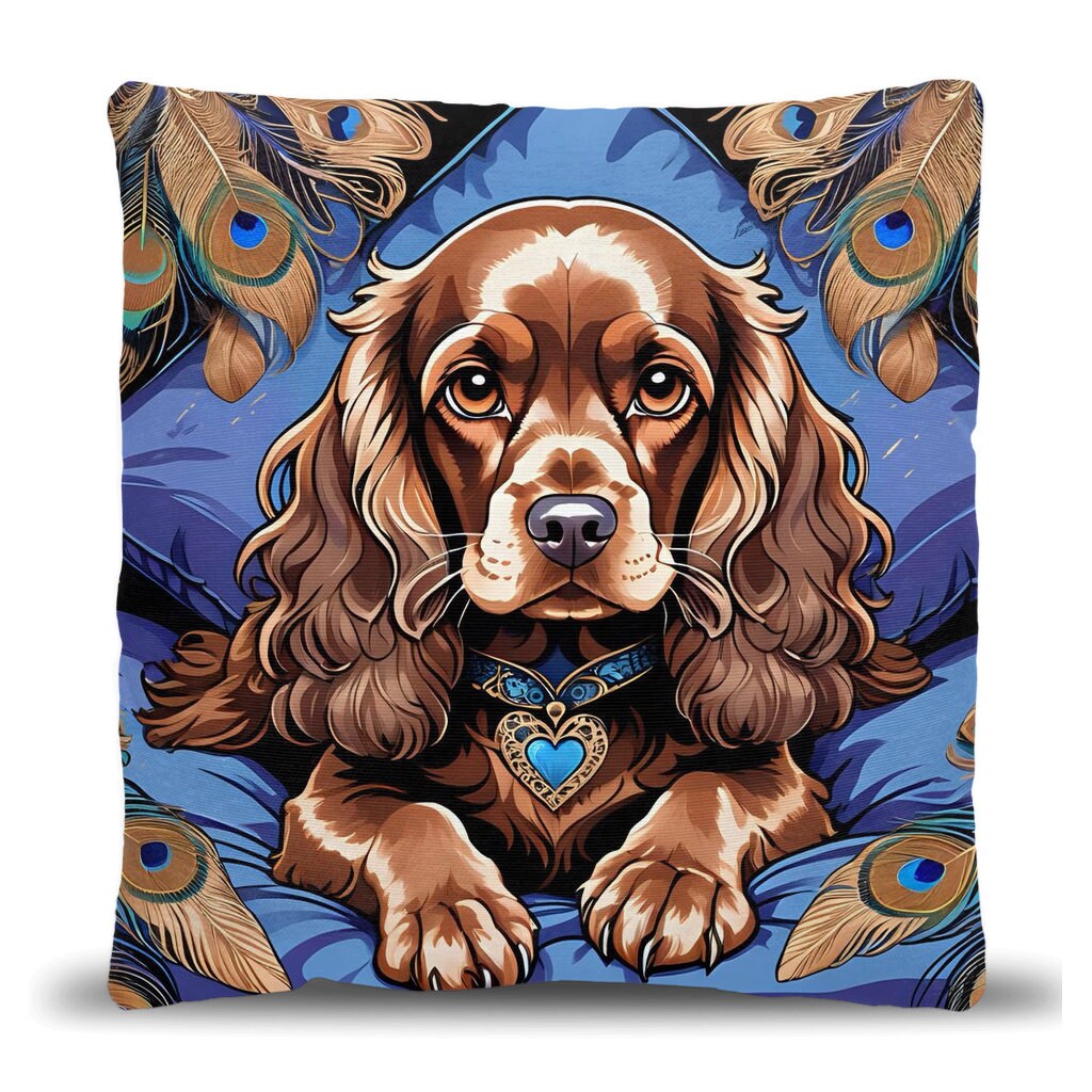Cocker Spaniel Woven Pillows