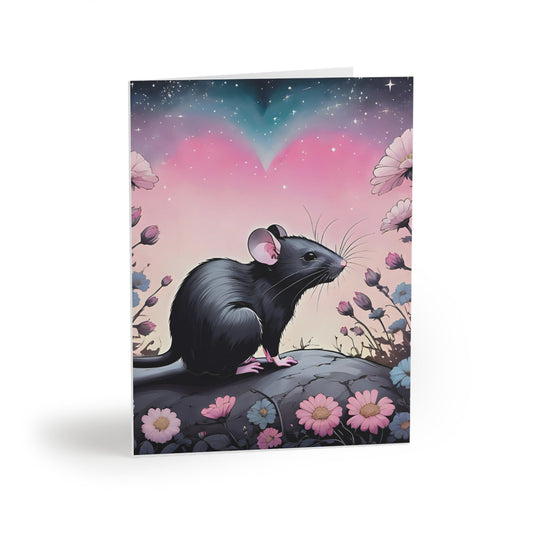 Rat Valentine cards (8, 16, and 24 pcs)