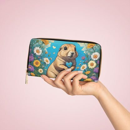 prairie dog Zipper Wallet