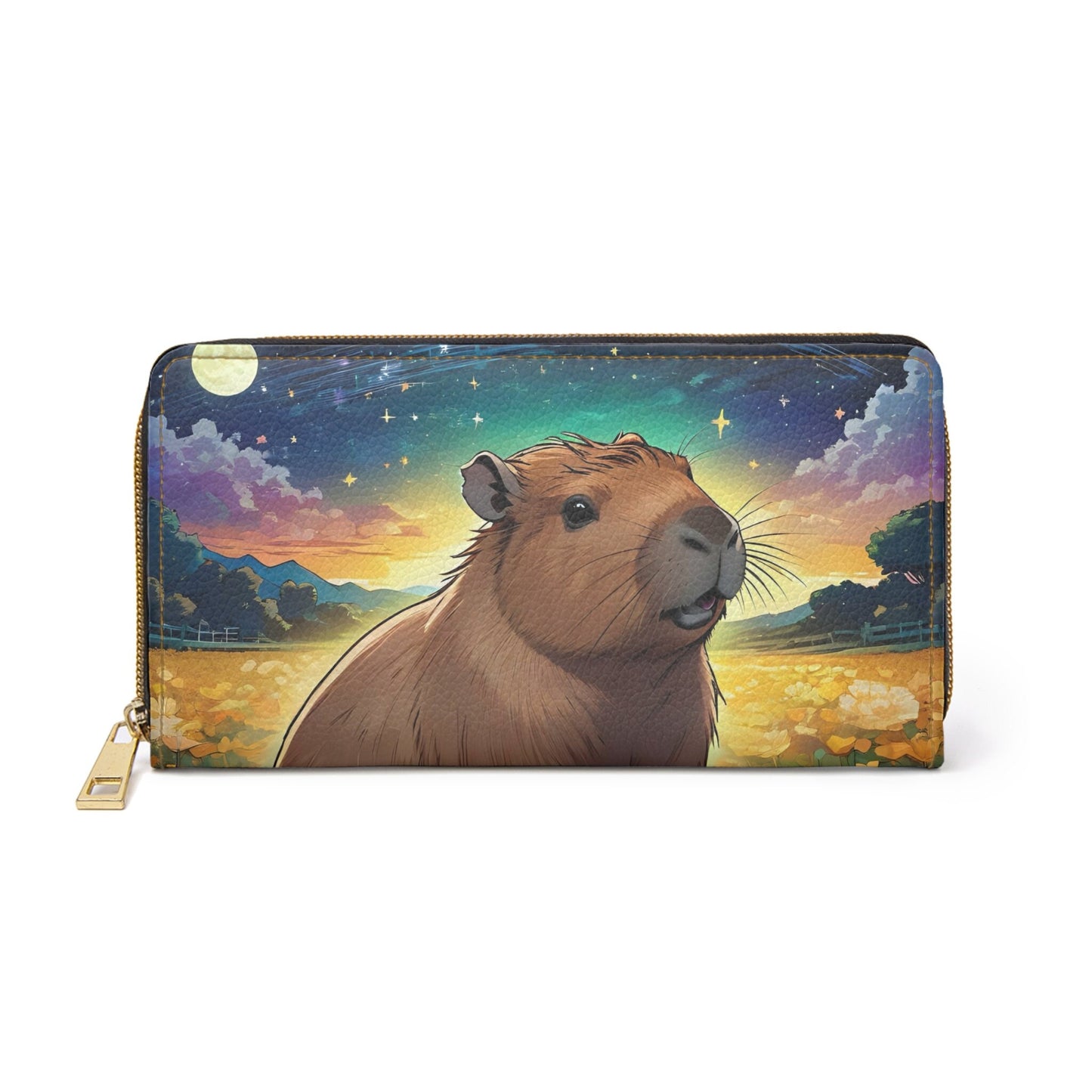 Capybara Zipper Wallet