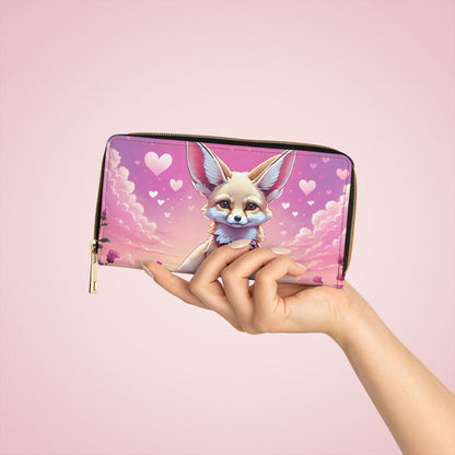 Fennec Fox Zipper Wallet