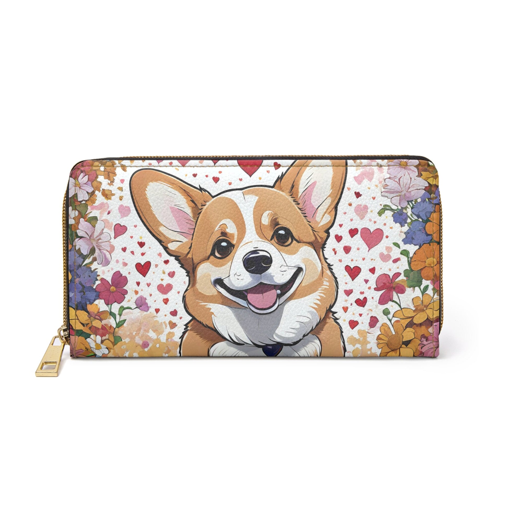 Corgi Zipper Wallet