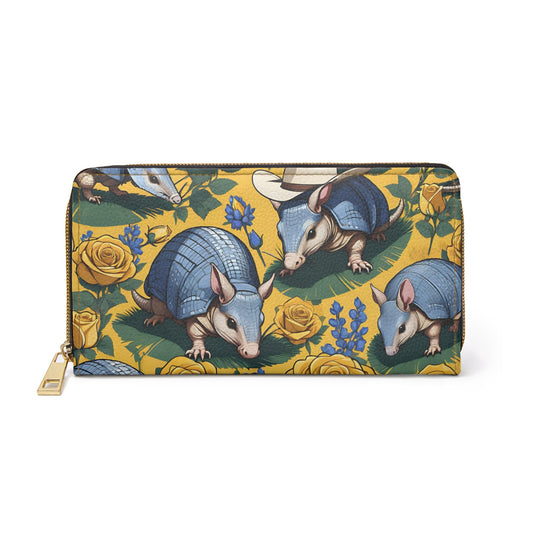 Armadillo Zipper Wallet