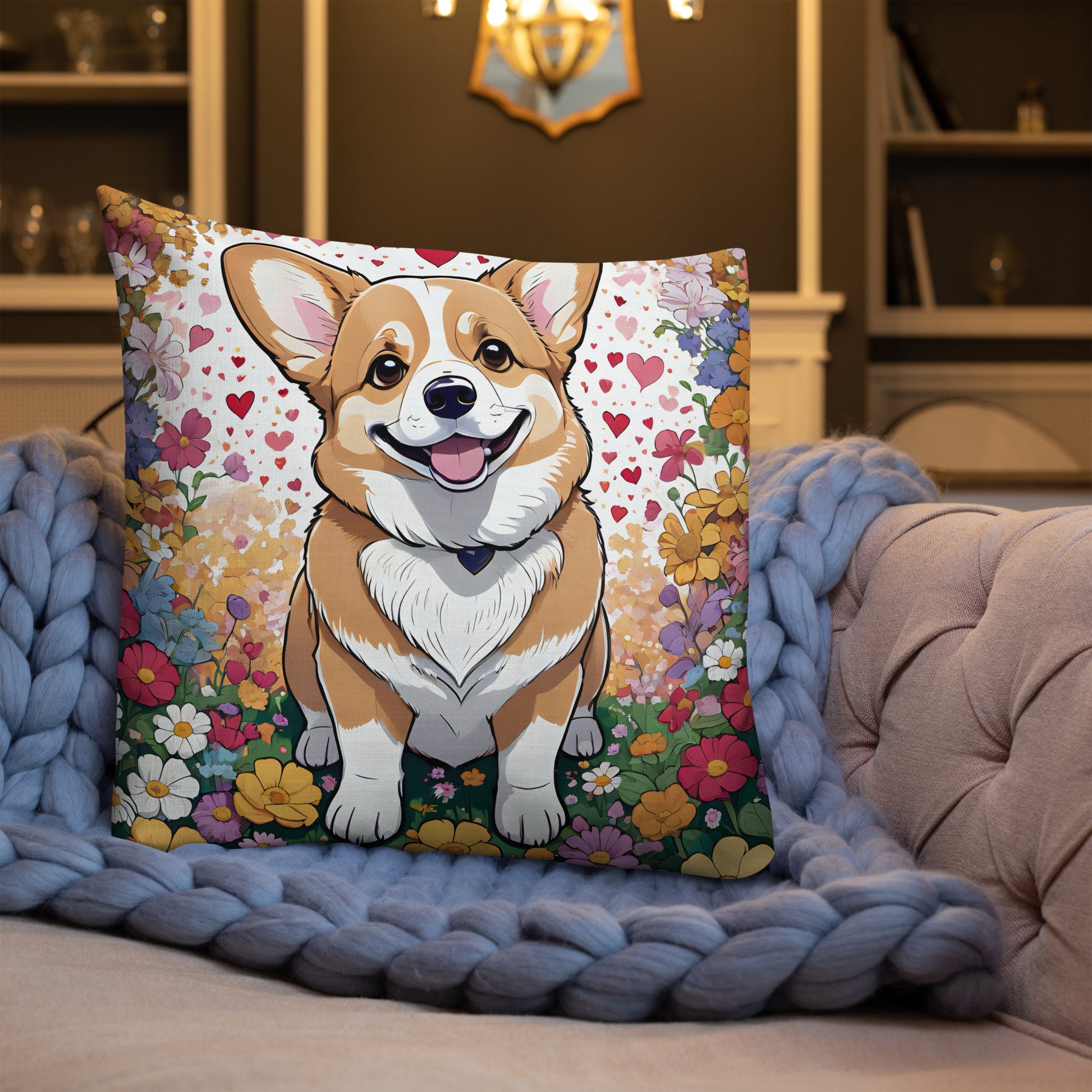 Corgi Pillow