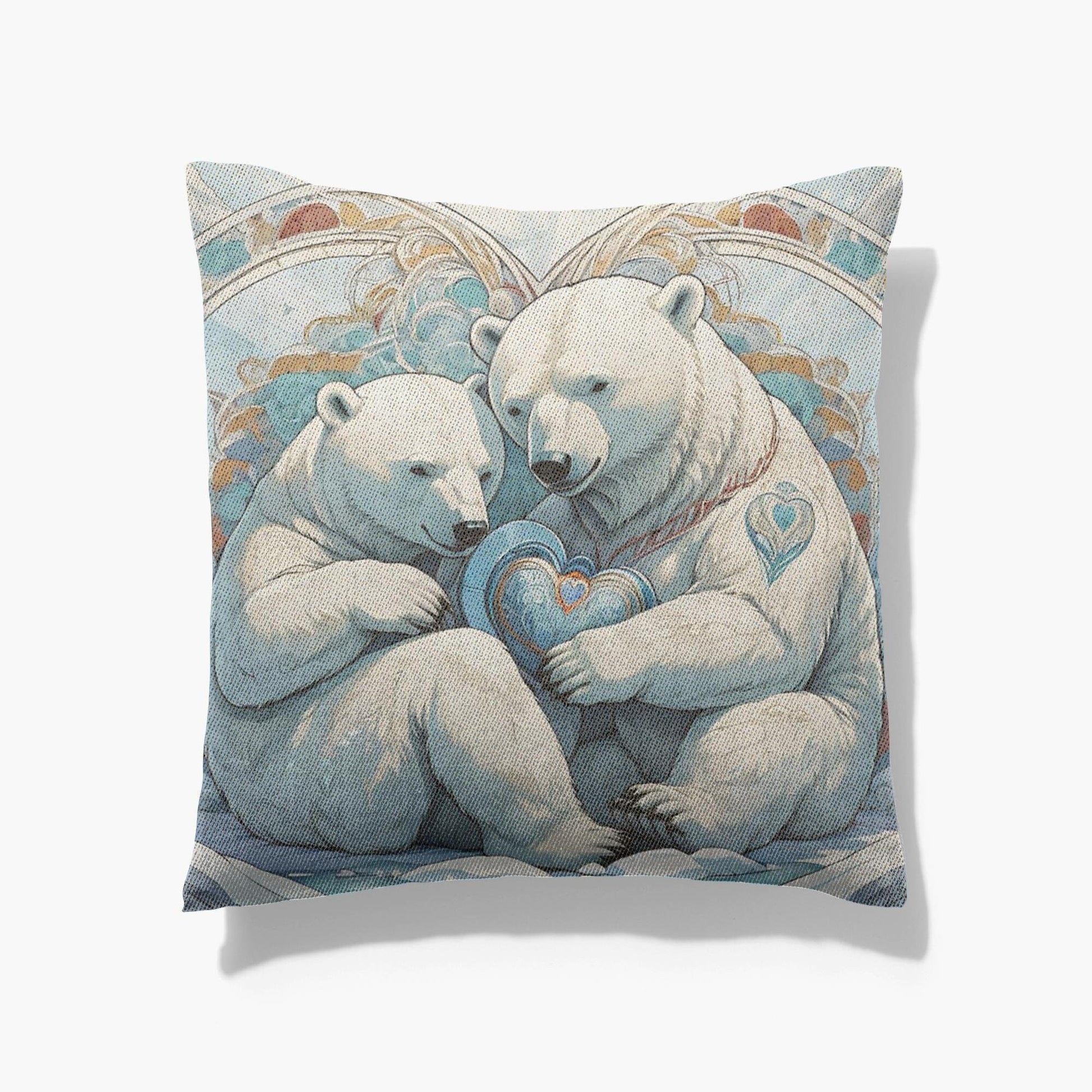 Polar Bear Woven Pillows