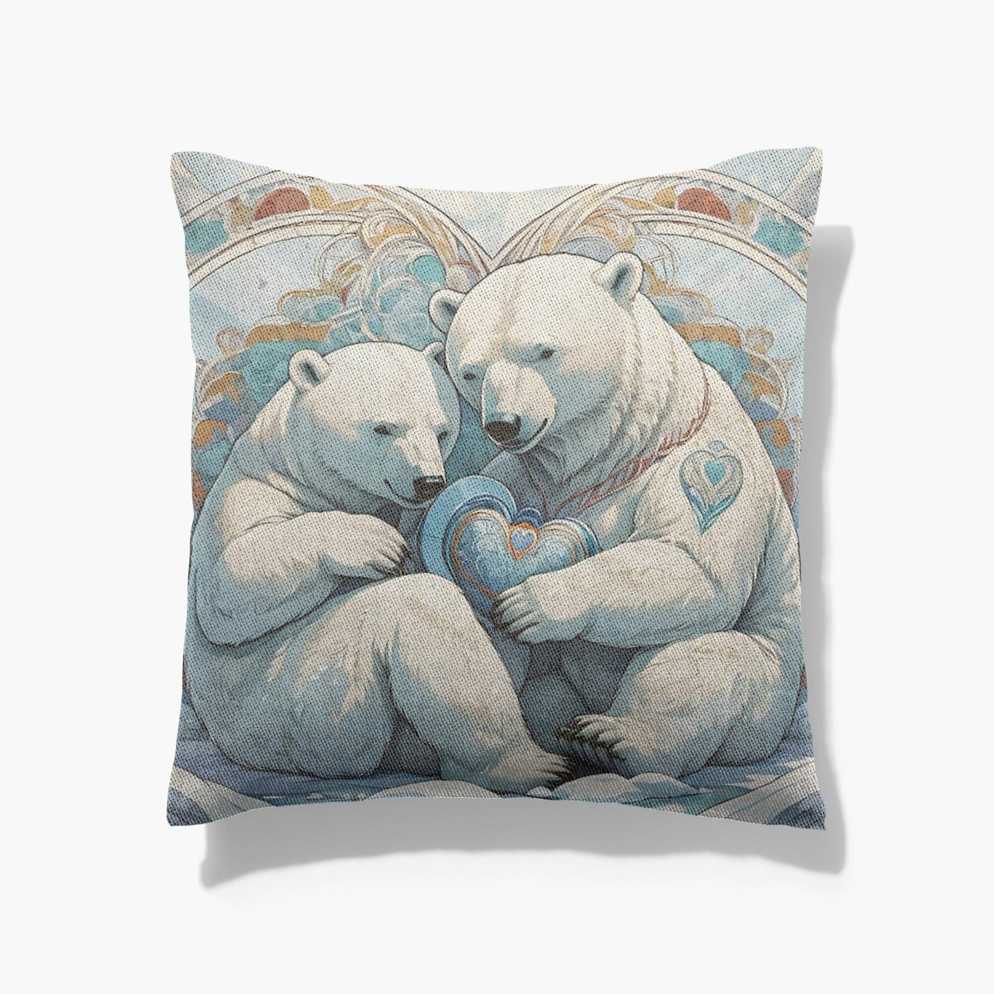 Polar Bear Woven Pillows