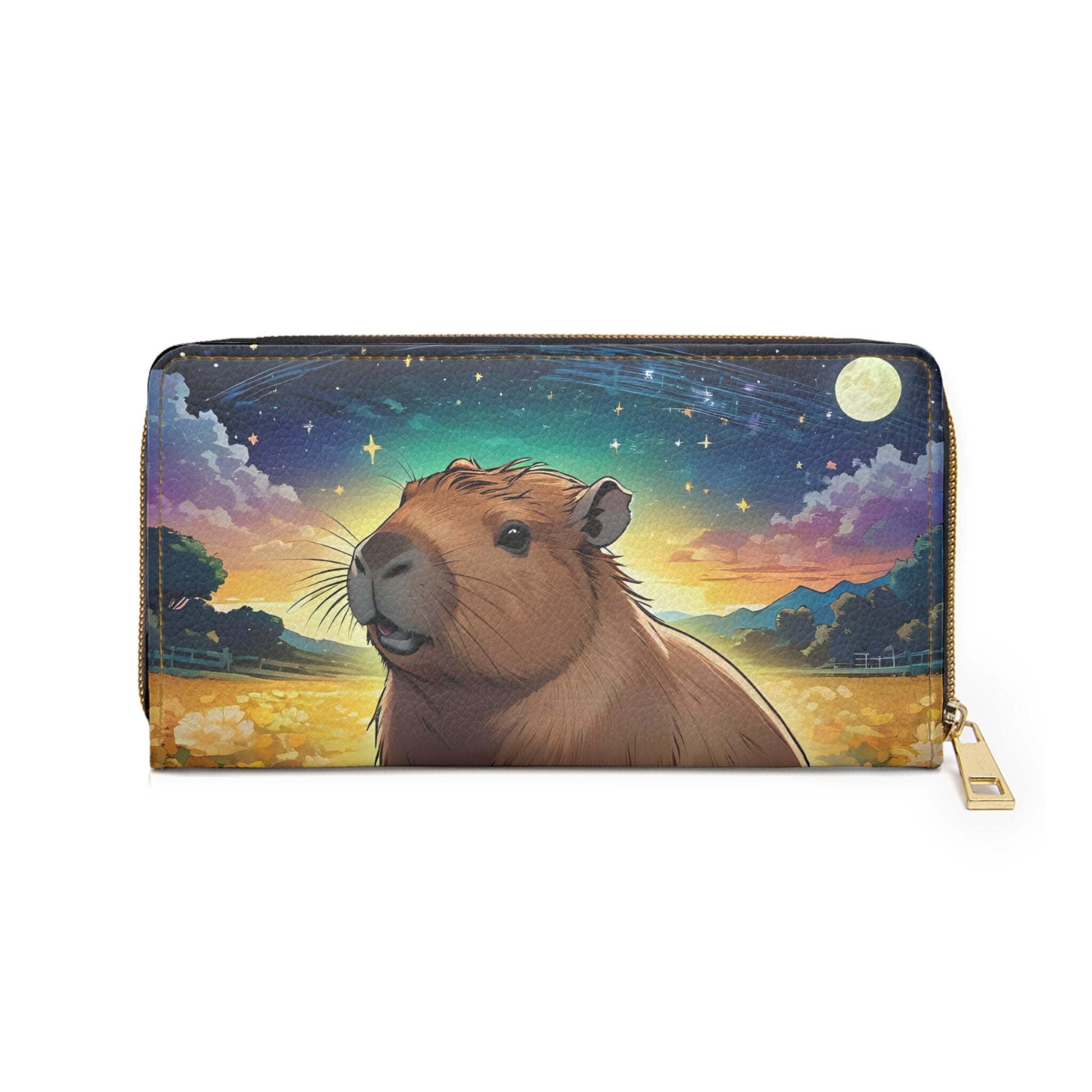 Capybara Zipper Wallet