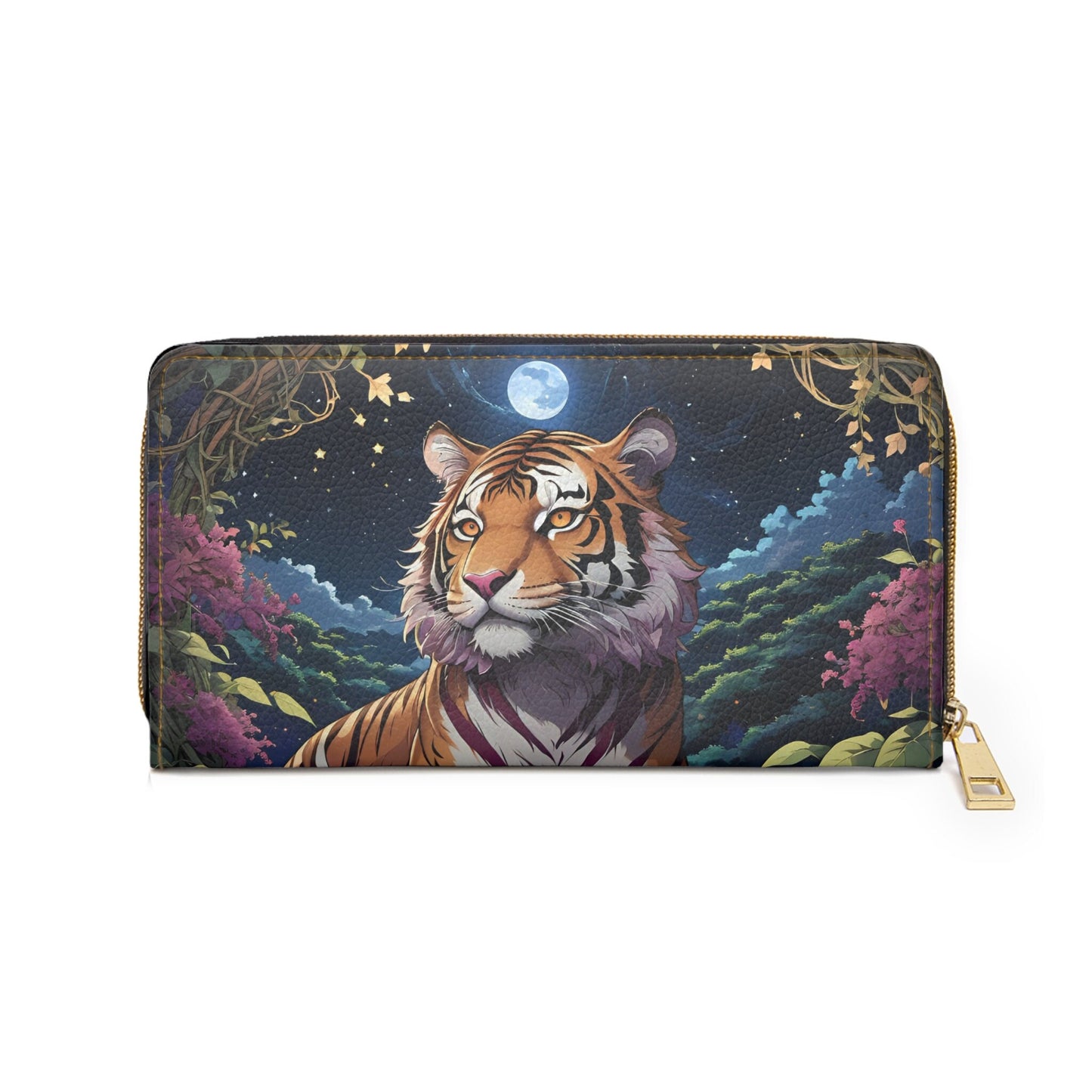 Tiger Zipper Wallet