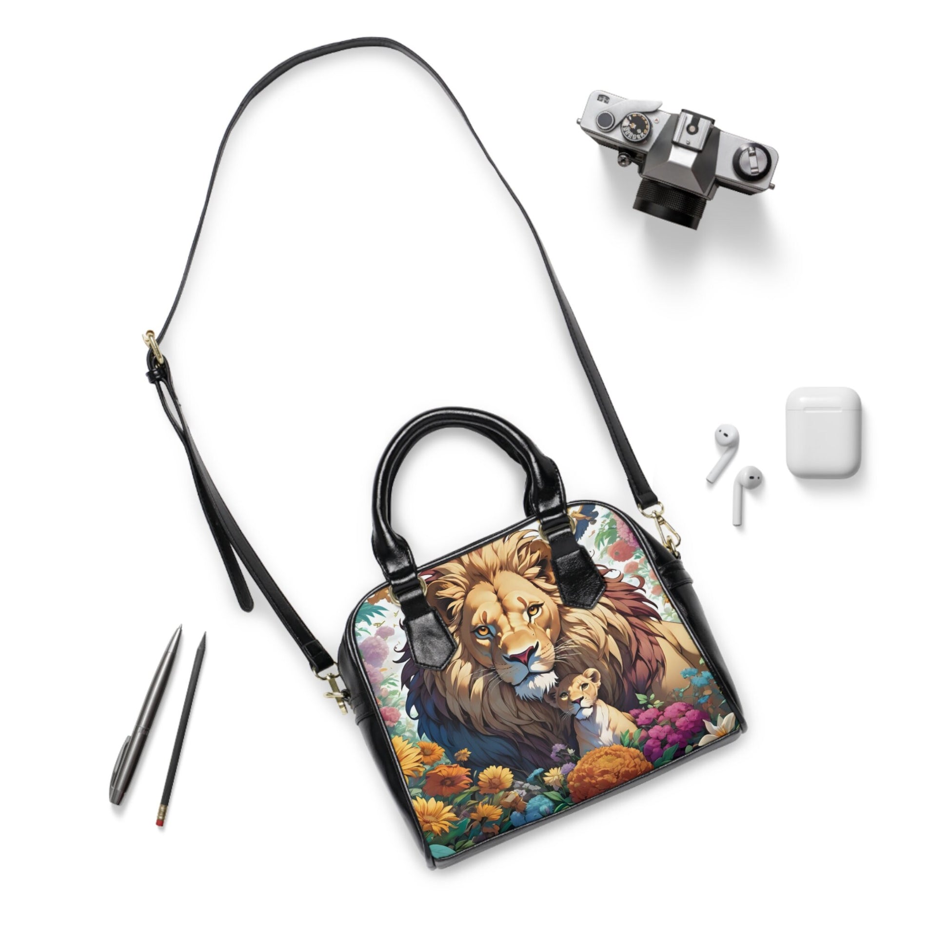 lion Shoulder Handbag