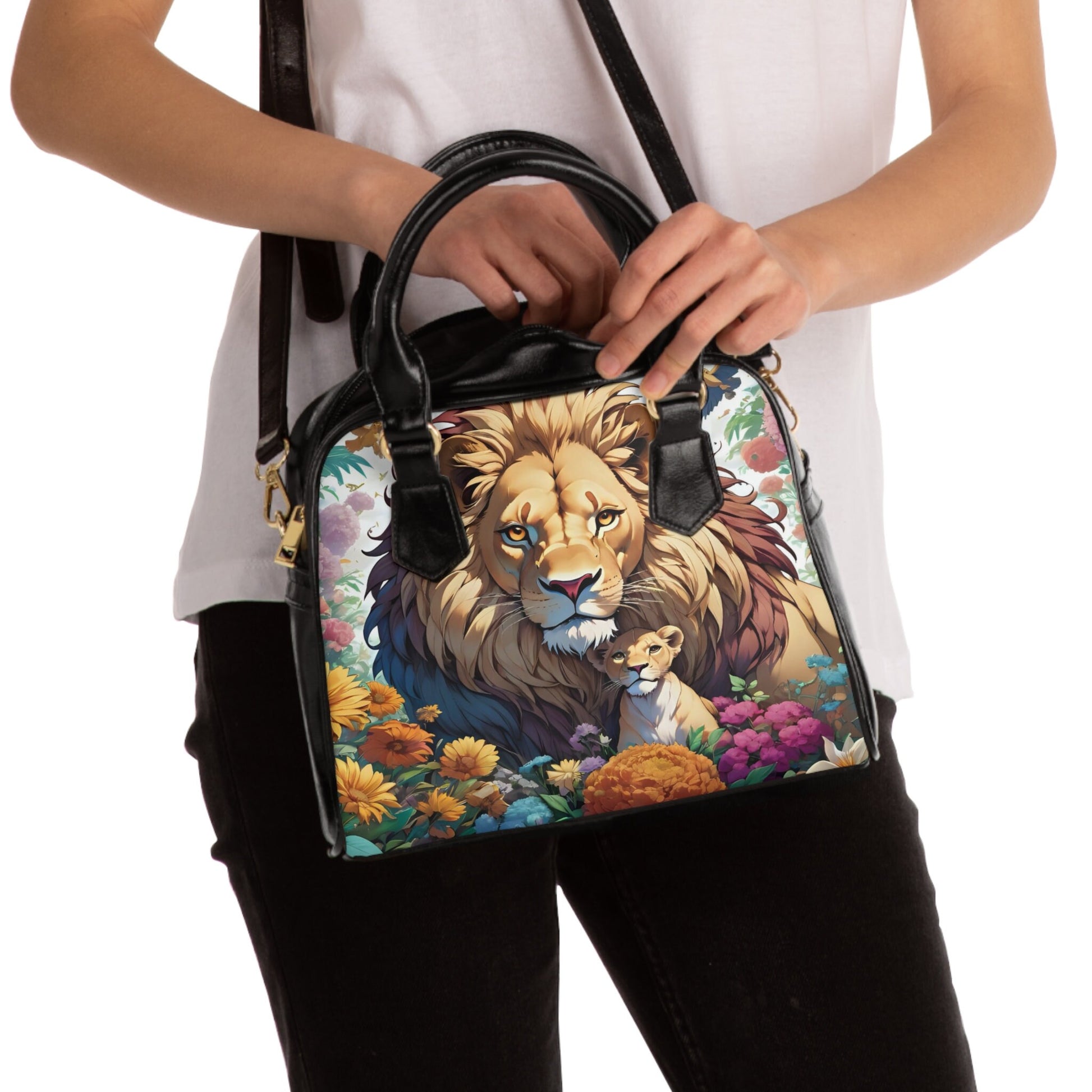 lion Shoulder Handbag
