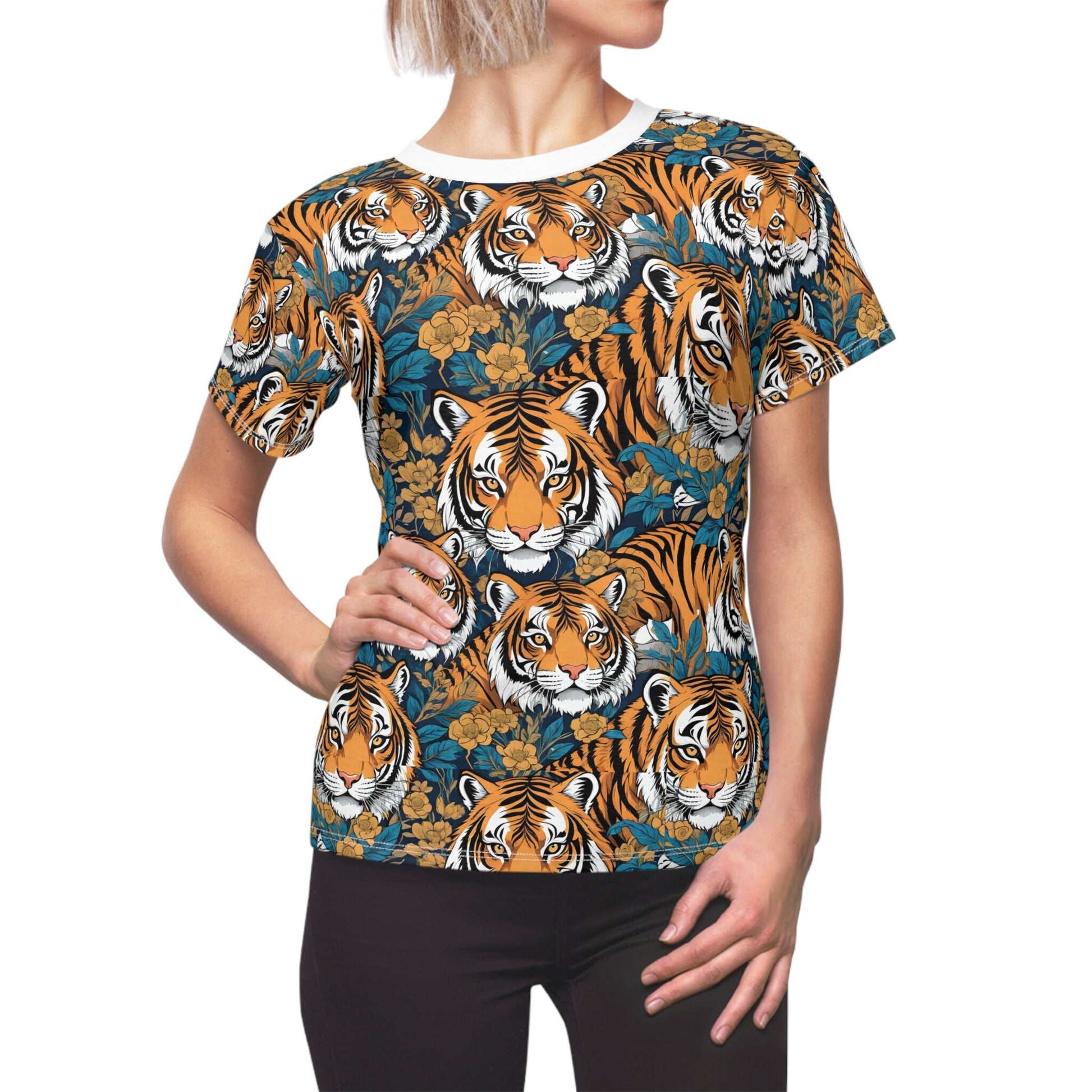 Tiger Women's Cut & Sew Tee (AOP)