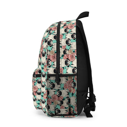 Pugs Roses Backpack