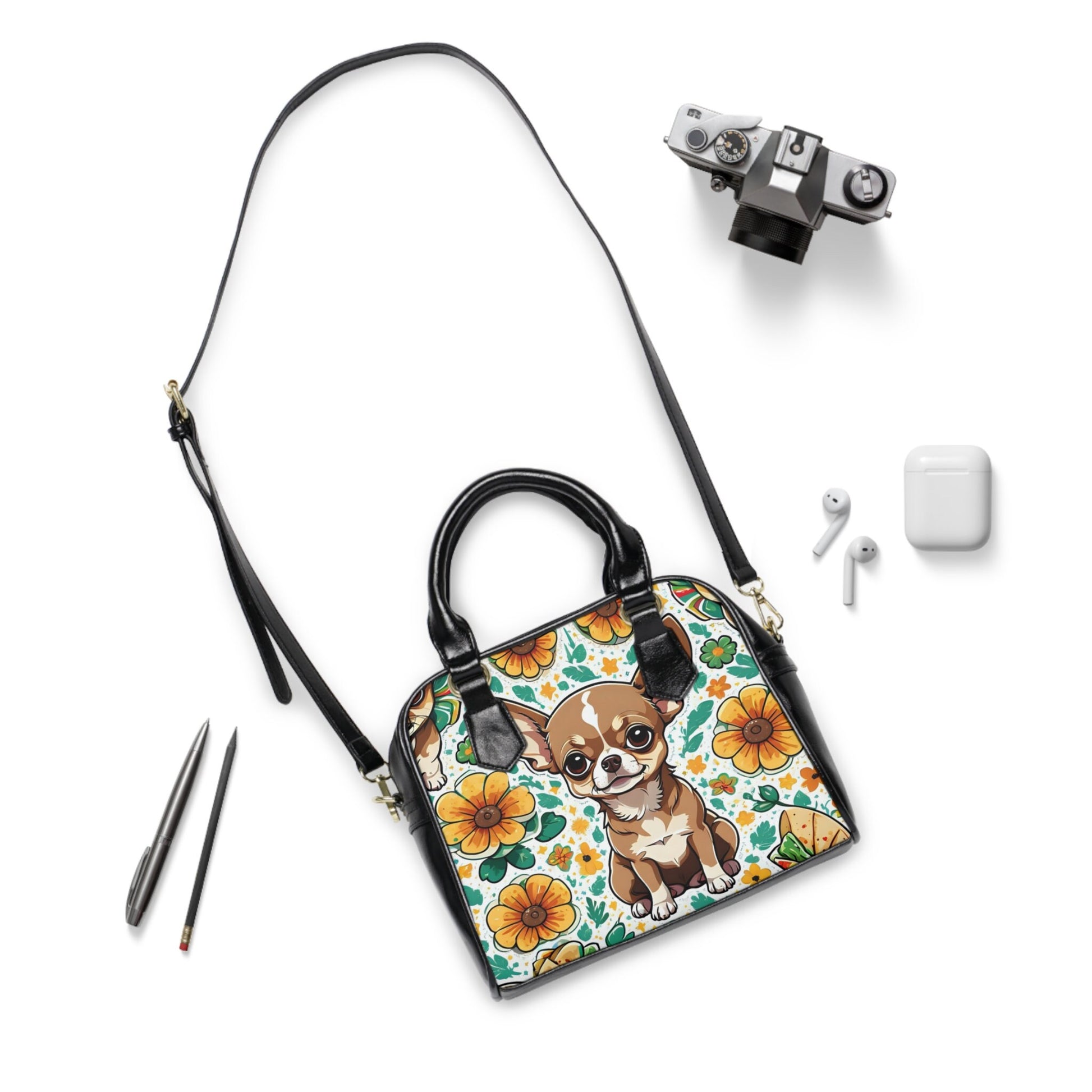 chihuahua Shoulder Handbag