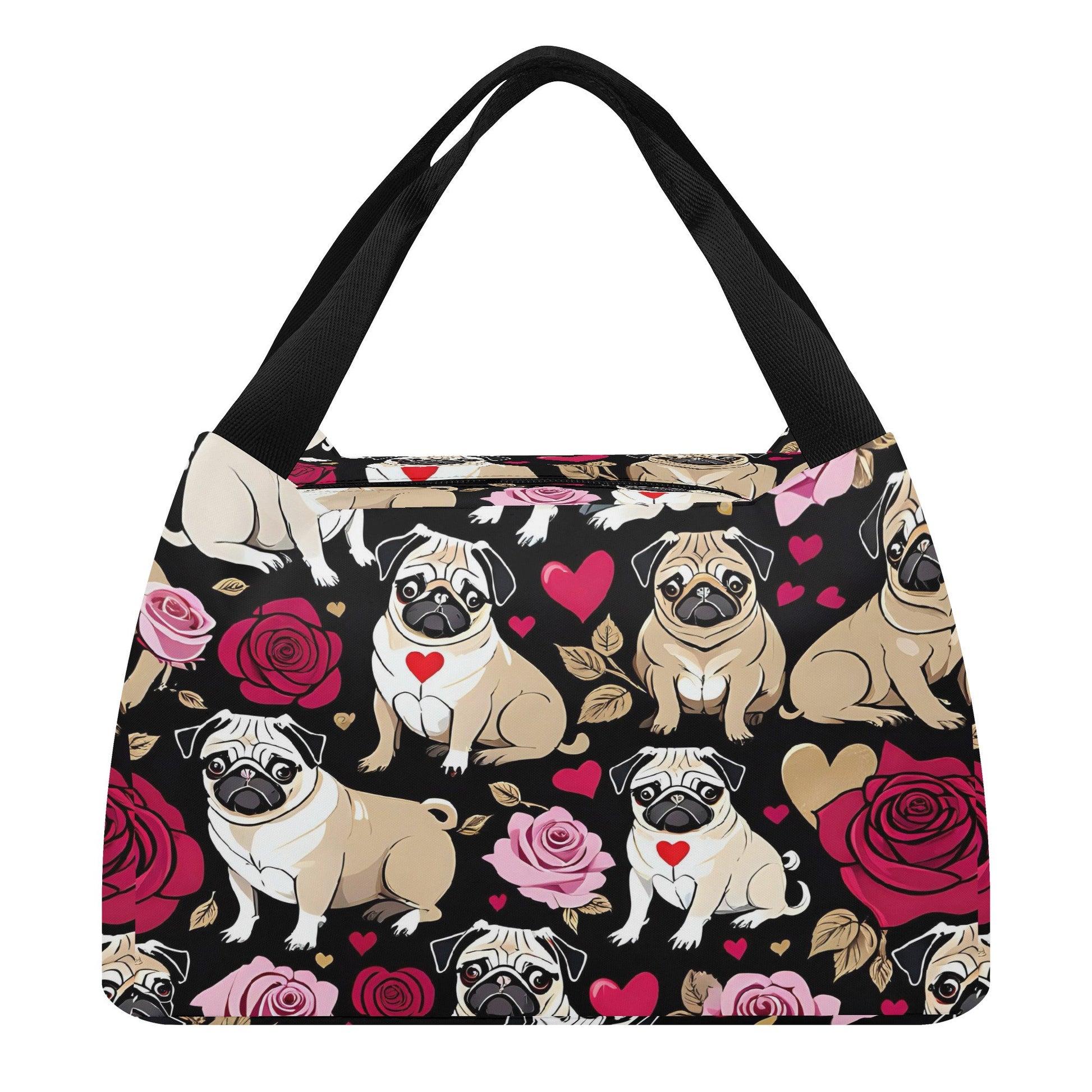 Pug Portable Tote Lunch Bag