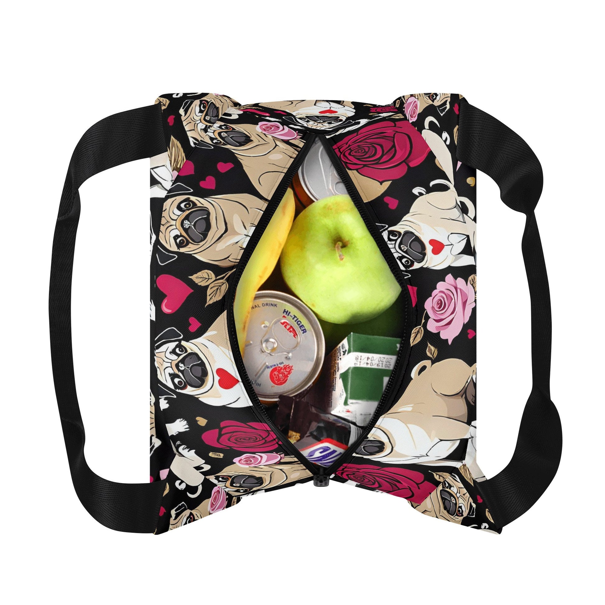 Pug Portable Tote Lunch Bag