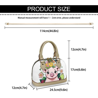Pig handbag shell bag