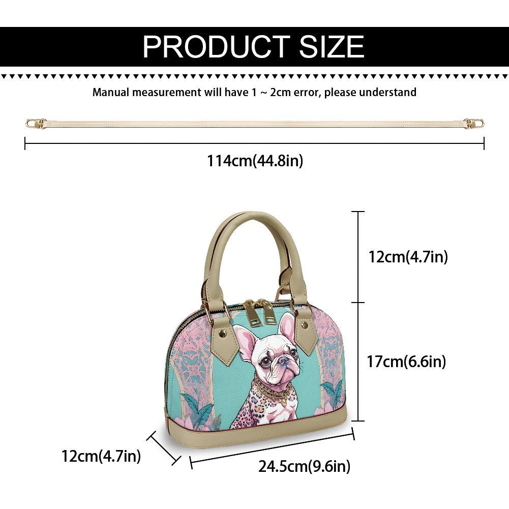 Frenchie French Bulldog Frenchy Shell Handbag