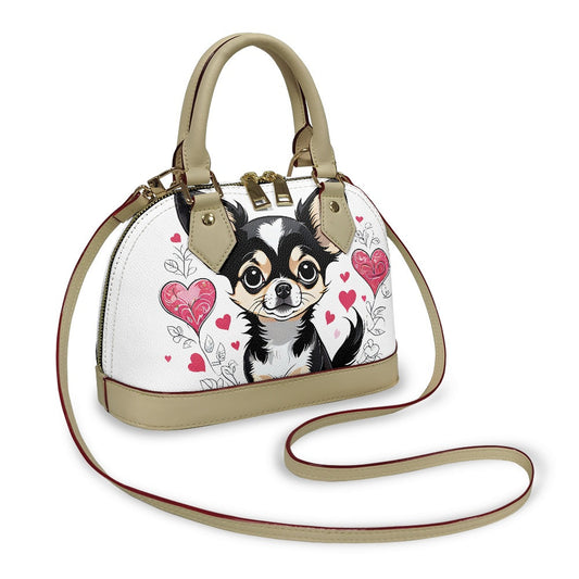 chihuahua hearts handbag